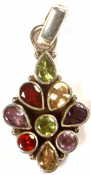 Faceted Gemstone Pendant