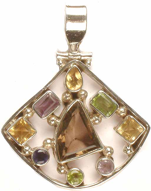 Faceted Gemstone Pendant