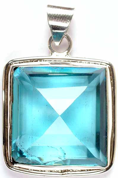 Faceted Glass Pendant