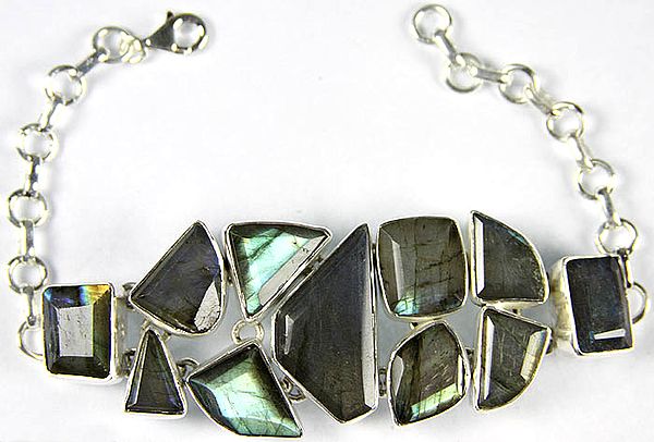 Faceted Labradorite Bracelet
