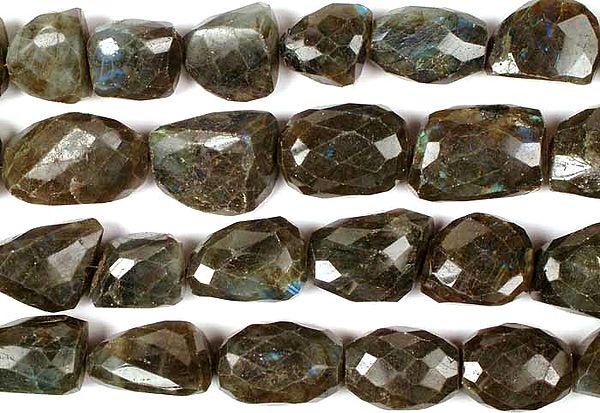 Faceted Labradorite Chunky Nuggets
