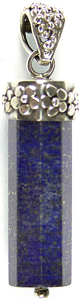 Faceted Lapis Lazuli Pendant