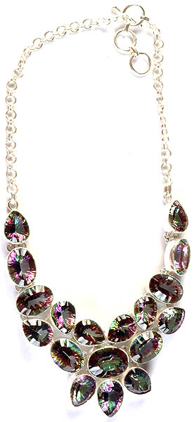 Faceted Mystic Topaz Necklace