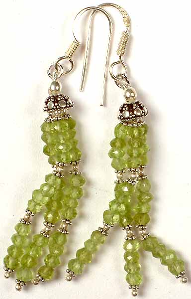 Faceted Peridot Showers