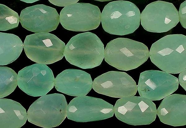 Faceted Peru Chalcedony Tumbles