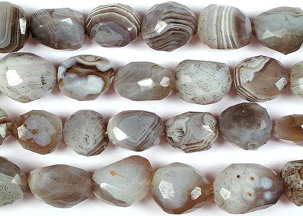 Faceted Pigeon Agate Tumbles