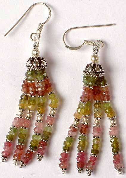 Faceted Pink & Green Tourmaline Showers