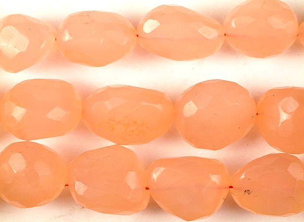 Faceted Pink Chalcedony Tumbles