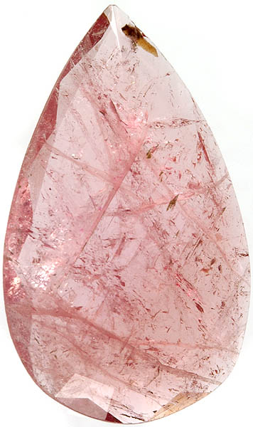 Faceted Pink Tourmaline Briolette (Price Per Piece)