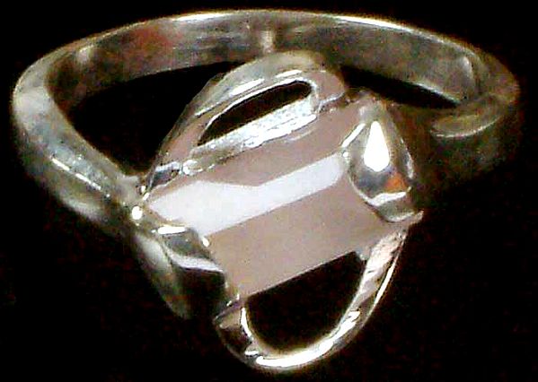 Faceted Rose Quartz Ring
