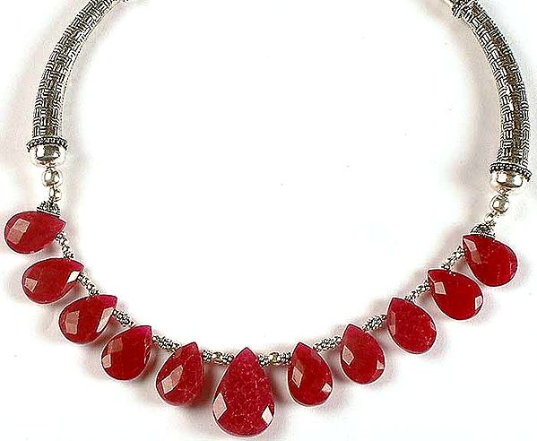 Faceted Ruby Choker