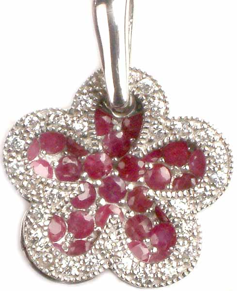 Faceted Ruby Flower