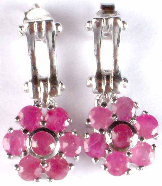 Faceted Ruby Flowers