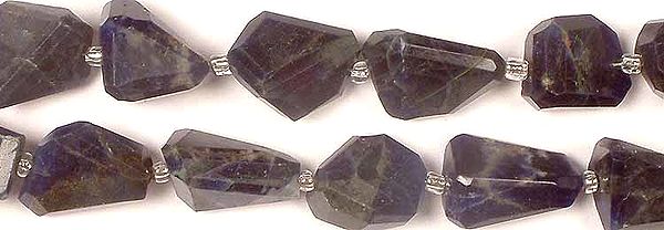Faceted Sodalite Tumbles