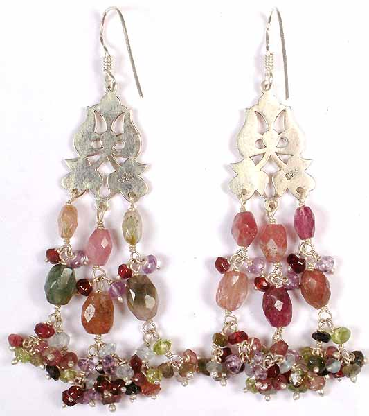 Faceted Tourmaline Chandeliers
