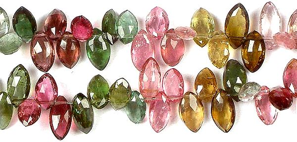 Faceted Tourmaline Marquis