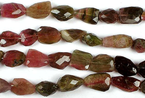 Faceted Tourmaline Tumbles