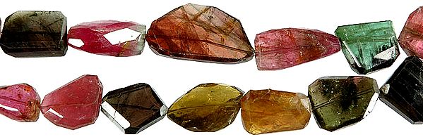 Faceted Tourmaline Tumbles