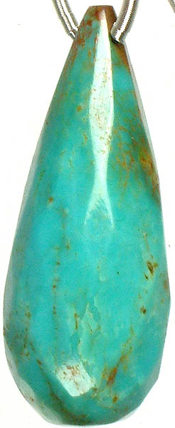 Faceted Turquoise Drop<br>(Price Per Piece)