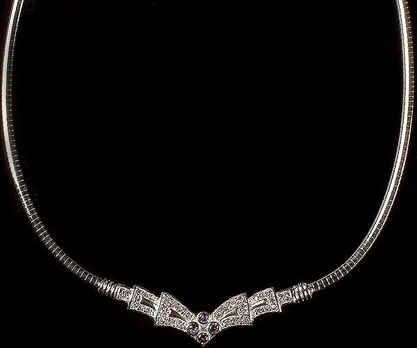Faceted Zircon Necklace
