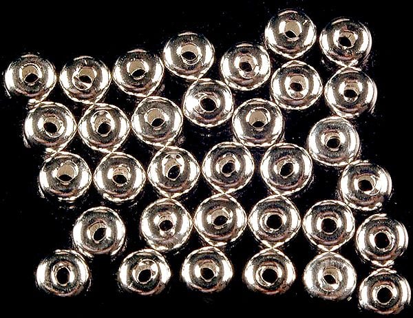 Fine Beads of Sterling Silver (Price Per Six Pieces)