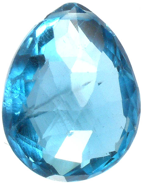 Fine Cut Blue Topaz Pear (Price Per Piece)