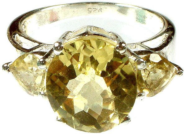 Fine Cut Lemon Topaz Ring