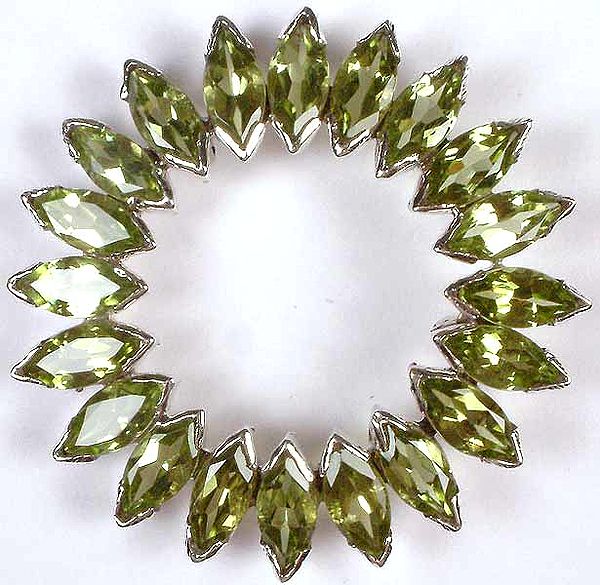 Fine Cut Peridot Pendant