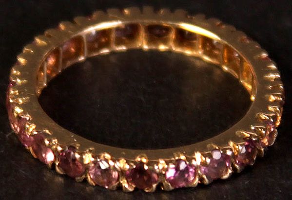 Fine Cut Pink Tourmaline Ring