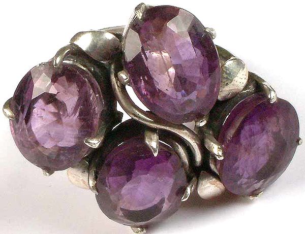 Fine Faceted Amethyst Ring