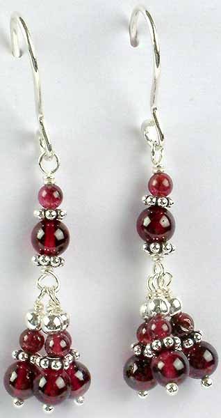 Fine Garnet Earrings