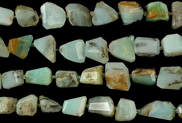 Fine-cut Peru Opal Tumbles