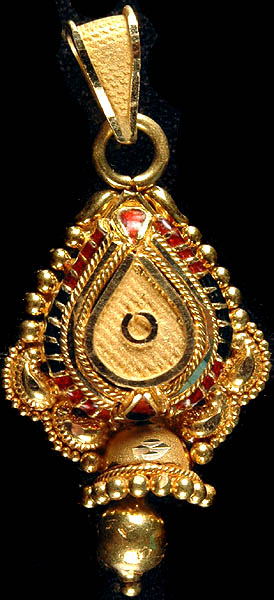 Finley Crafted Pendant with Meenakari