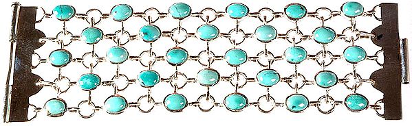 Three Layer Turquoise Bracelet