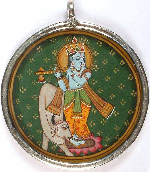 Fluitng Krishna