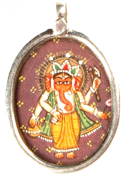 Four Armed Shri Ganesha Pendant