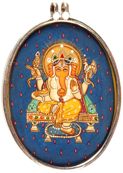 Four-Armed Ganesha Pendant
