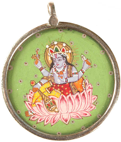Four-Armed Lord Vishnu Pendant