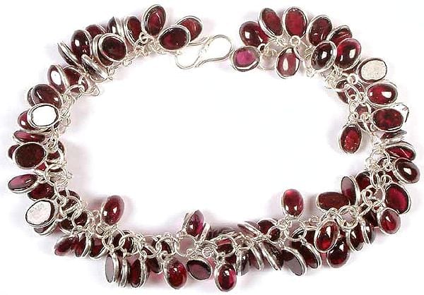 Garnet Bunch Bracelet