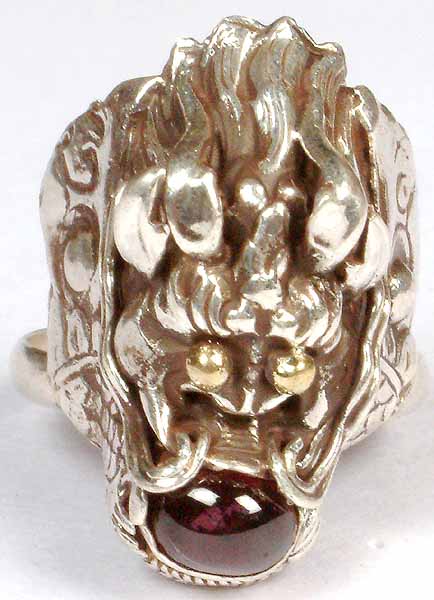 Garnet Dragon Ring