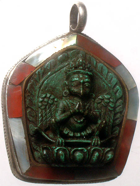 Garuda Pendant with MOP