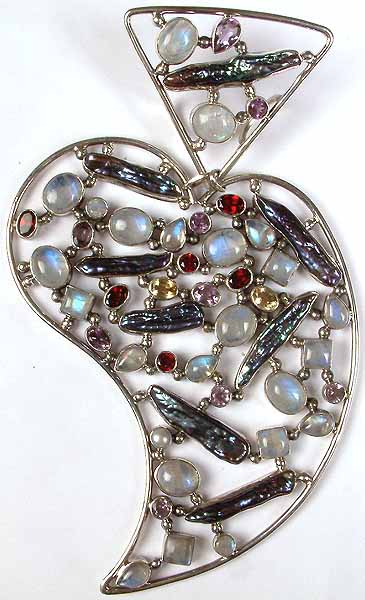 Gemstone Mango Pendant