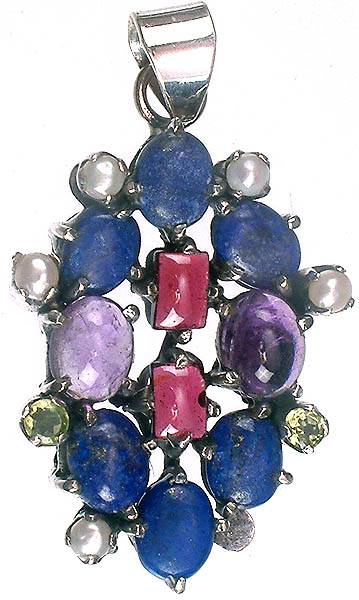 Gemstone Potpourri (Lapis Lazuli, Pearl, Garnet, Amethyst and Peridot)