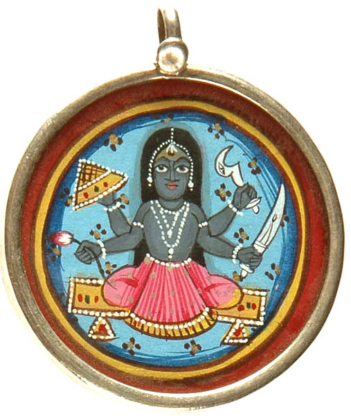 Goddess Bhavani pendant