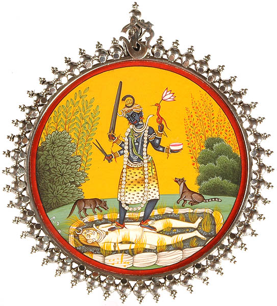 Goddess Kali with OM Pendant