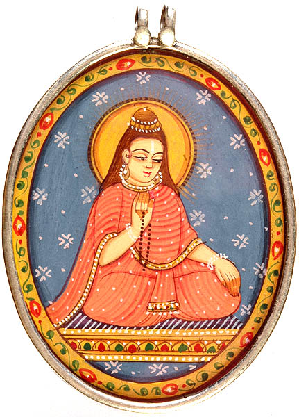 Goddess Parvati Chanting the Syllable Mantra Om Namah Shivai