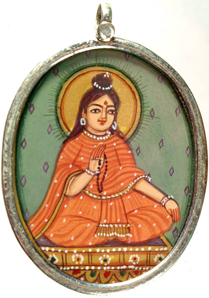 Goddess Parvati Chanting the Syllable Om Namah Shivai