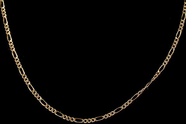Gold Fine Chain with Spring Lock