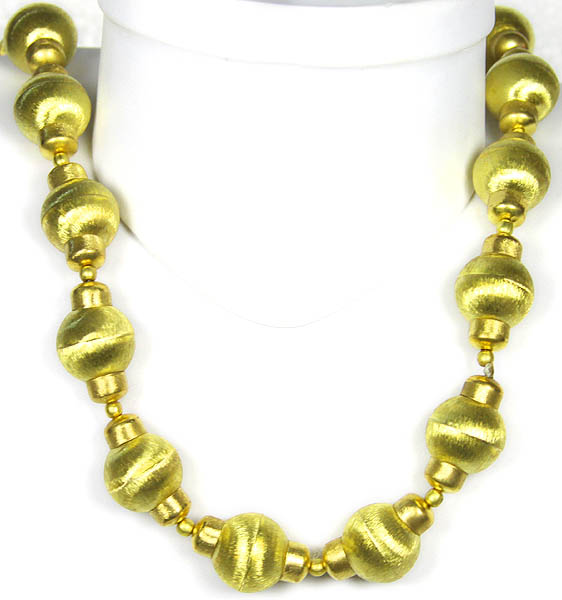 Golden Beaded Necklace