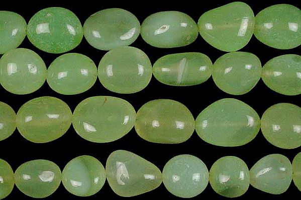 Green Chalcedony Plain Tumbles